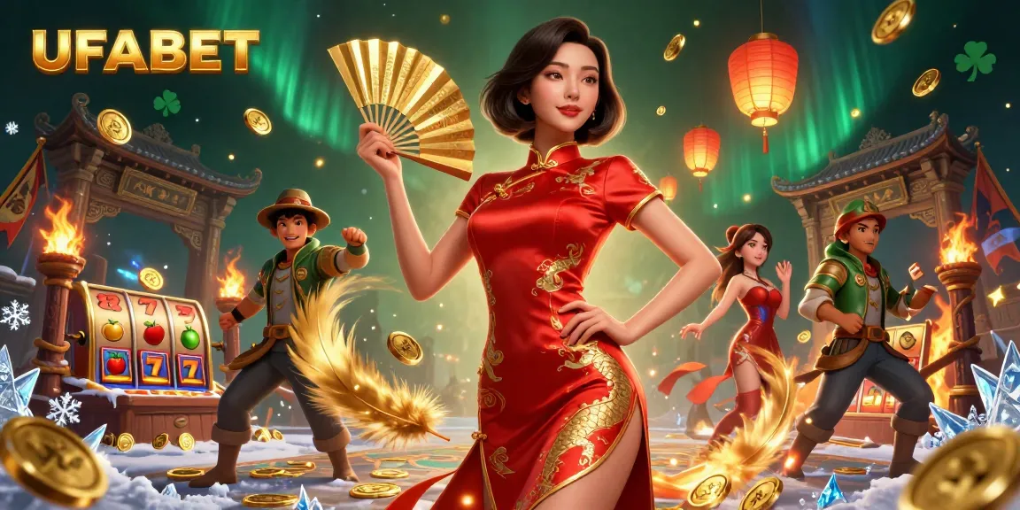 Experience the thrill of UFABET with dynamic gaming elements and vibrant scenes.